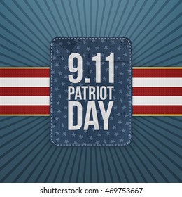 Patriot Day festive paper Badge