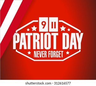 Patriot Day flag background illustration design graphic