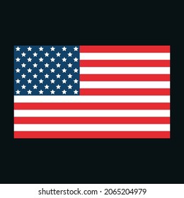 Patriot day flat vector illustration