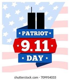 patriot day poster. september 11