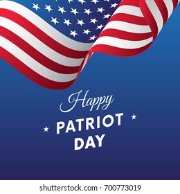 Patriot Day. September 11. Vector illustration.