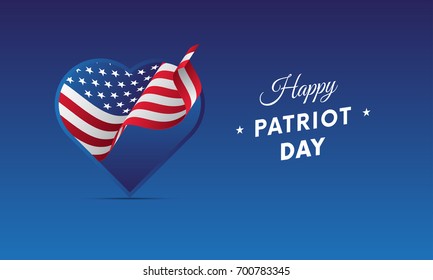 Patriot Day. September 11. Vector illustration.