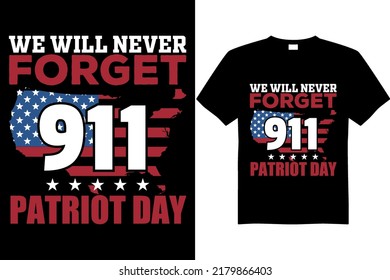 Patriot day  t-shirt design vector file