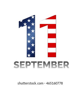 Patriot Day USA vector illustration. September 11.
