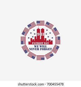 patriot day usa, we will never forget