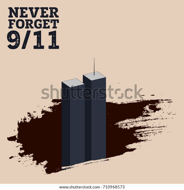 Patriot Day Vector Poster September 11 Stock Vector (Royalty Free ...