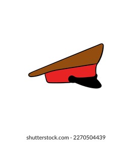 Patriot hat military illustration design