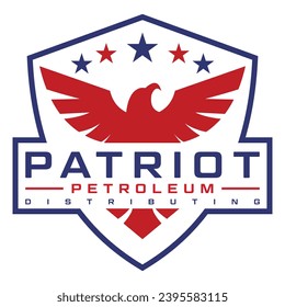 PATRIOT logo simple clean modern and elegance