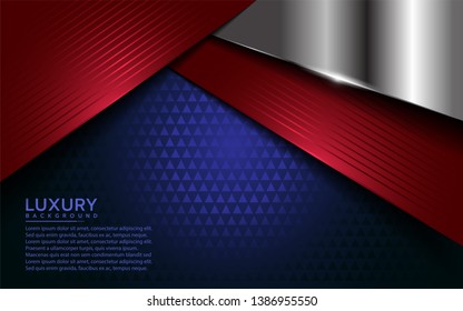 patriot modern background with overlap layer style