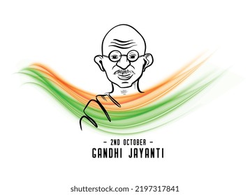 patriotic 2nd october gandhi jayanti banner 
