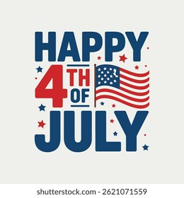 Patriotic 4th of July Vector Design 2