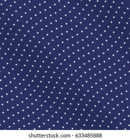 Patriotic american pattern with stars on blue background. Useful for Memorial day, Independence day, national and political events.