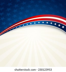 Patriotic background american flag color