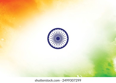 Patriotic background featuring the tricolor flag design, celebrating Indian Independence Day. The vibrant hues of the national flag evoke pride and unity across the nation.