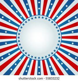 A patriotic background for Fourth of July