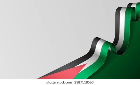 Patriotic background with Palestine flag colours. Perfect element for every use.