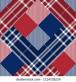 Patriotic background patterns for Independence Day.