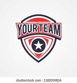 Patriotic Badge Logo Template