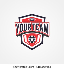 Patriotic Badge Logo Template