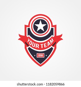 Patriotic Badge Logo Template