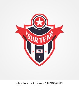 Patriotic Badge Logo Template