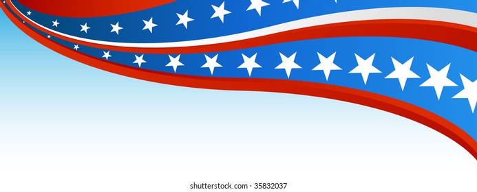 Patriotic Flag Banner