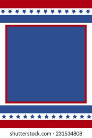 Patriotic frame background