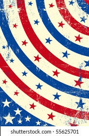 Patriotic grunge background . An abstract patriotic background
