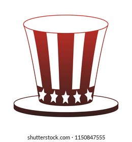 patriotic hat red lines