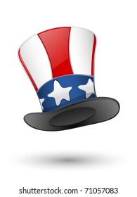 Patriotic hat. Vector illustration