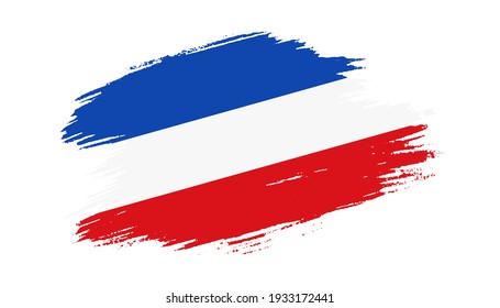 Patriotic of Los Altos flag in brush stroke effect on white background