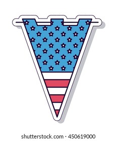 patriotic party isolated icon design