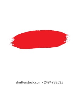 Patriotic of Poland flag in brush stroke effect on white background  design eps 10