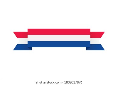 Patriotic Stripes Banner, Red White and Blue Banner, Ribbon, Ribbon Icon, Banner Icon, Banner Set Illustration Background