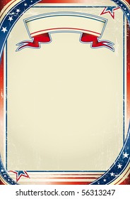 Patriotic US background. An american background for a poster.