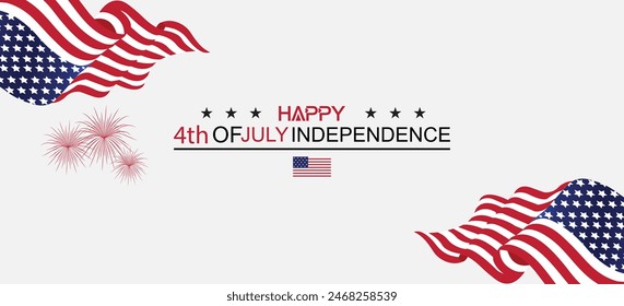 Patriotic Vector Art for a Happy 4th of July