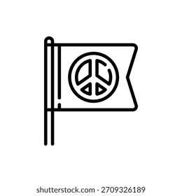 Patriotic vector symbol for flag waving, perfect for national, event, and celebration themes
