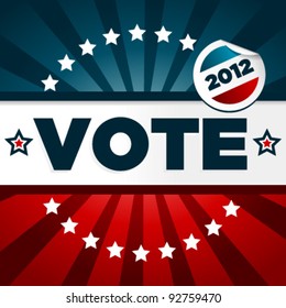 Patriotic Voting Poster