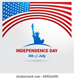 Patriotic wave background. 4th july american independence day abstract background. fourth july backdrop. vector illustration Patriotic wave background. 4th july american independence day abstract background. fourth july backdrop. vector illustration