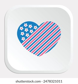 Patriotism patriotic Icons: Celebrate National Pride with Dynamic Graphics