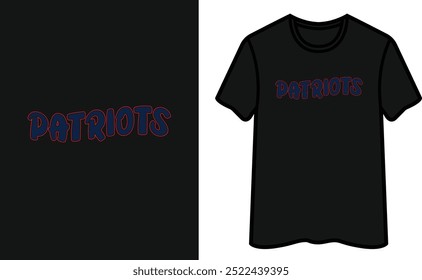 Patriots. Patriot Day T-Shirt Design