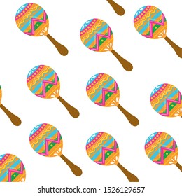 patron of maraca isolated icon vector illustration design