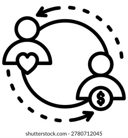 Patronage Icon Element For Design