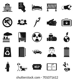 Patronage icons set. Simple set of 25 patronage vector icons for web isolated on white background