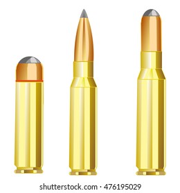 Patrons to weapon on white background is insulated