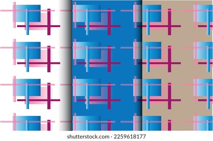 Vector de plantilla de diseño de patrones. Diseño de tela. Adobe Illustrator. Diseño gráfico