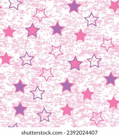 patten estar girl cute star texture