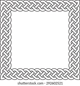 Patten frame executed in black-and-white color.