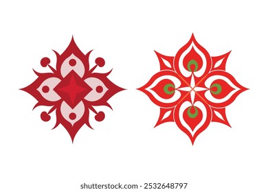 Patten vector art illustration on white background