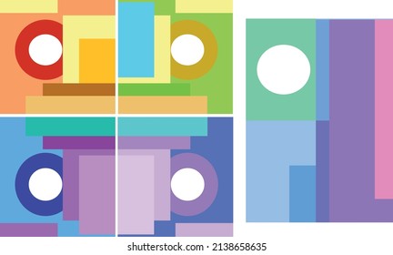 patter background design square and circle